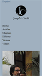 Mobile Screenshot of josepmariacatala.com